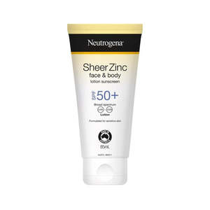 Neutrogena Sheer Zinc Body Ltn SPF50+ 85ml