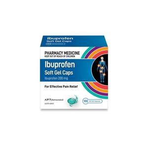AFT Ibuprofen Soft Gel Capsules 200mg 100s
