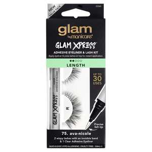 Glam by Manicare Glam Xpress Clear Adhesive Eyeliner & Lash Kit - Length 75. ava-nicole