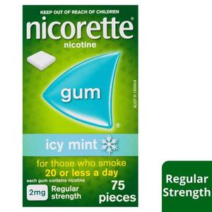Nicorette: Nicorette Gum Icy Mint 2mg 75s
