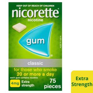 Nicorette Gum Classic 4mg 75s