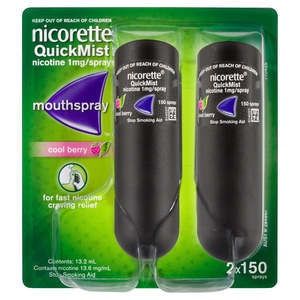 Nicorette Quickmist Berry Spray 2pk