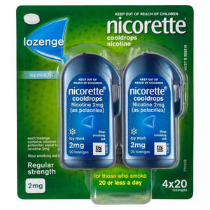 Nicorette Cooldrops 2mg 80s
