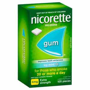 Nicorette: Nicorette Gum 4mg Icy Mint 105pk