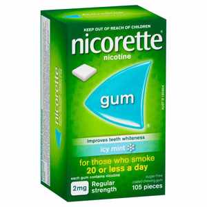 Nicorette: Nicorette Gum 2mg Icy Mint 105pk