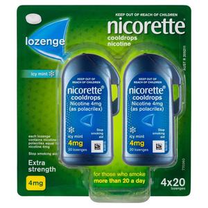 Nicorette: Nicorette Cool Drops 4mg 80s