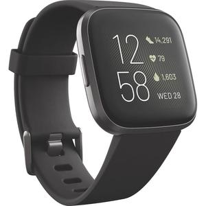 Fitbit Versa 2 Watch Black/Carbon