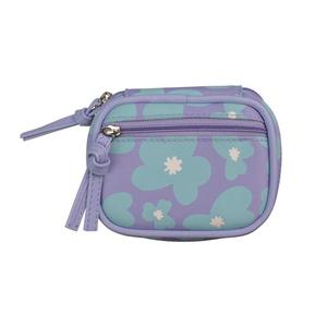 Make Up Bags Cases: Tender Love + Carry Pill pouch Green & Blue Floral Loose