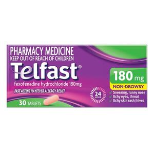 Telfast 180mg 30s