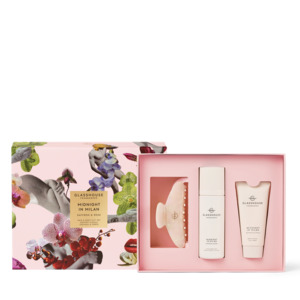 Home Fragrance Gift Sets: Glasshouse Midnight in Milan Hair & Body Gift Set 3pcs