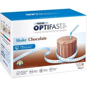 Weight Loss: Optifast Vlcd Shake Chocolate 18X54G