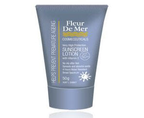 Fleur De Mer Cosmeceuticals: Fleur De Mer Spf50 Sunblock + Vitamin E 50Ml