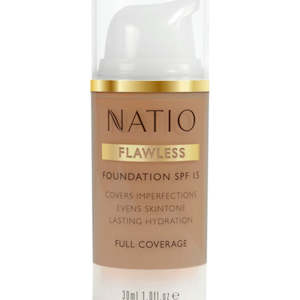 Natio: Natio Flawless Foundation Spf 15 Medium Tan