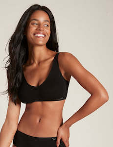 Boody Clothing: Boody Women'S Shaper Crop Bra Black Medium