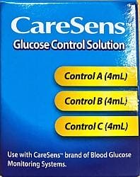 Monitoring Devices: Caresens Control Solution A+B+C 3 X 4Ml