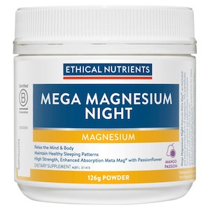 Ethical Nutrients: Ethical Nutrients Mega Magnesium Night 126G