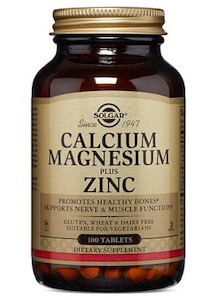 Solgar: Solgar Calcium Magnesium Zinc 100 Tablets
