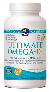 Nordic Naturals: Nordic Nat Ultimate Omega D3 120 S/Gels