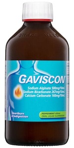Gaviscon: Gaviscon Core Peppermint Liquid Heartburn & Indigestion Relief 600Ml