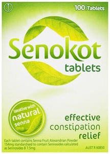 Senokot Tablets Constipation Relief 100 Pack