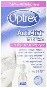 Eye Ear Care: Optrex Actimist Dry & Irritated Eyes Spray 10Ml
