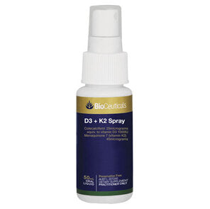 Bioceuticals: Bioceuticals D3 + K2 Spray 50Ml