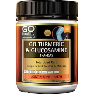 Go Healthy: Go Healthy Turmeric & Glucosamine 1-A-Day 150