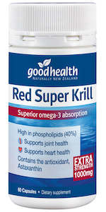 Good Health: Good Health Red Super Krill 1000Mg 60 Caps