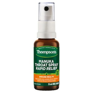 Thompsons: Thompson's Manuka Throat Spray Rapid Relief 25ml