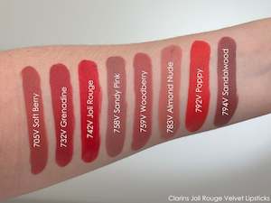 Clarins Joli Rouge Velvet 759 Lipstick
