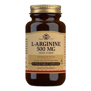 Solgar: Solgar L-Arginine 500MG 50 Capsules