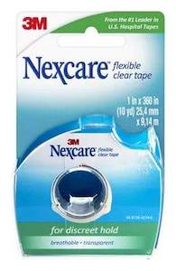 Nexcare Flex Clear Tape 25Mmx9.1