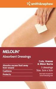Nexcare: Melolin Absorb Dress 5X5Cm 5Pk