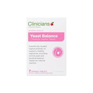 Clinicians Health: Clinicians Yeast Balance Vaginal Tablets 7