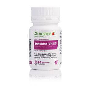 Clinicians Sunshine Vitamin D3 Tab 60