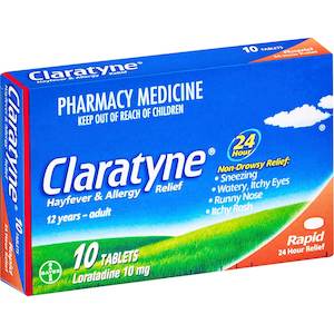 Claratyne Tab 10 Mg 10 Tablets