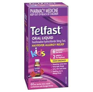 Allergy Hayfever: Telfast Oral Liquid 30Mg / 5Ml 60Ml