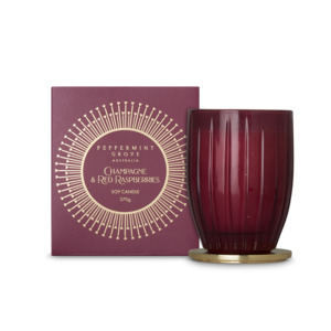 Moss St Champagne & Red Raspberries Soy Candle 370g