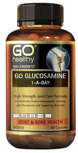 Go Healthy Glucosamine 1-A-Day - High Strength Joint Care Formula (60 Caps)