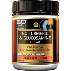 Go Healthy Turmeric & Glucosamine 60 Vcaps