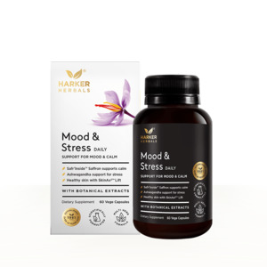 Harker Herbals: Harker Herbals Mood & Stress Daily 60 Vege Capsules