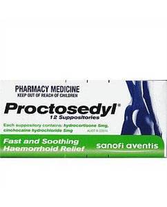 Proctosedyl Suppositories