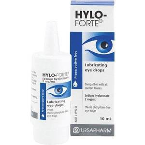 Eye Ear Care: Hylo Forte Eye Drops 10Ml