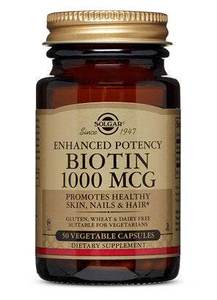 Solgar Biotin 1000Mcg 50 Capsules