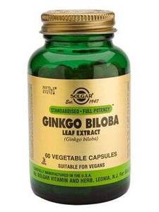 Solgar Ginkgo Biloba Leaf Extract 60 Caplets