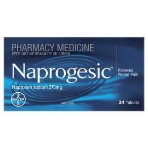 Pain Relief: Naprogesic Tablets 275 Mg Pack of 24