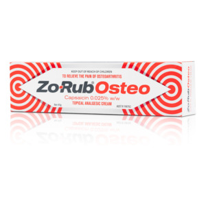Pain Relief: Zo-Rub Osteo Topical Analgesic Cream 45g - Capsaicin 0.025%