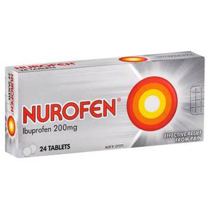 Pain Relief: Ibuprofen 200Mg 24 Tablets Pharmacy Essentials