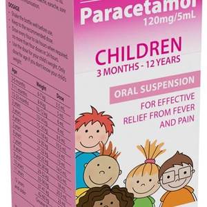 Pain Relief: PARACETAMOL SUSP 120MG/5ML 200ML ETHICS