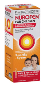 Pain Relief: Nurofen Child Susp Ibf 4% Or 200Ml